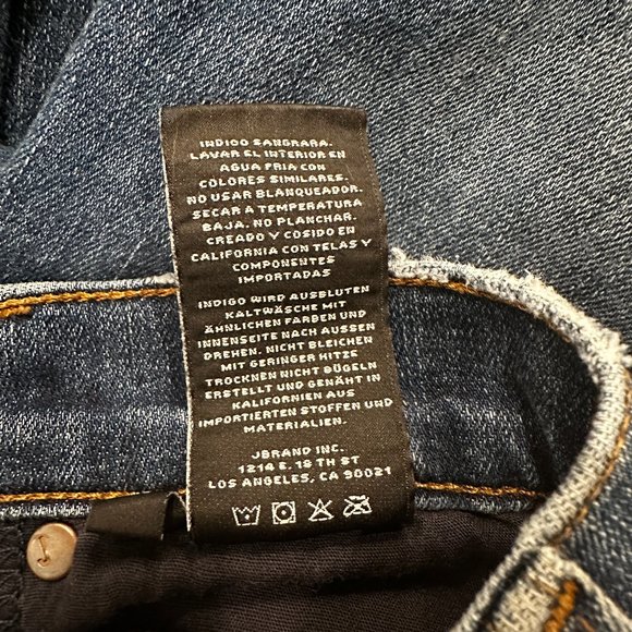 J Brand Maria Skinny High-Rise Jeans In Identity Destruct - Picture 12 of 12